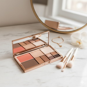 ColorBlush 4-in-1 Makeup Palette – Your All-in-One Beauty Essential